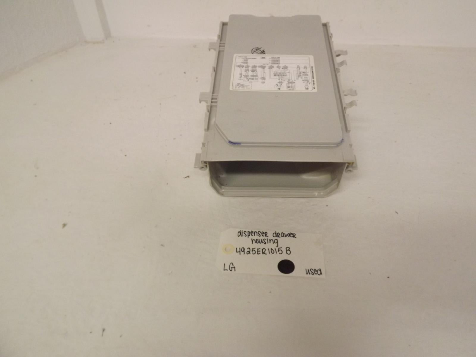 LG Washer 4925ER1015B Dispenser Drawer Housing Used LG Washer 4925ER1015B Dispenser Drawer Housing Used